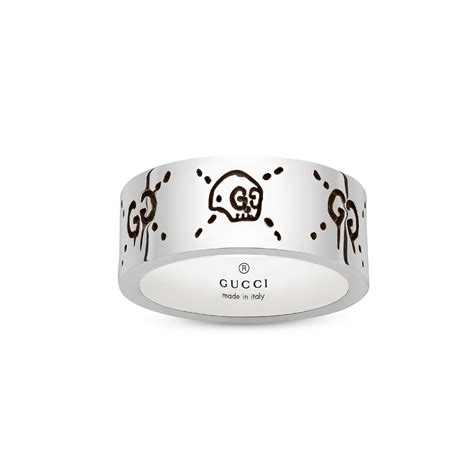 gucci ghost charm in silver|gucci ghost ring sale.